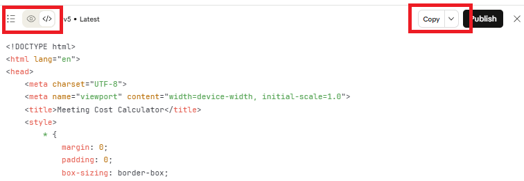 code buat aplikasi web pakai Ai